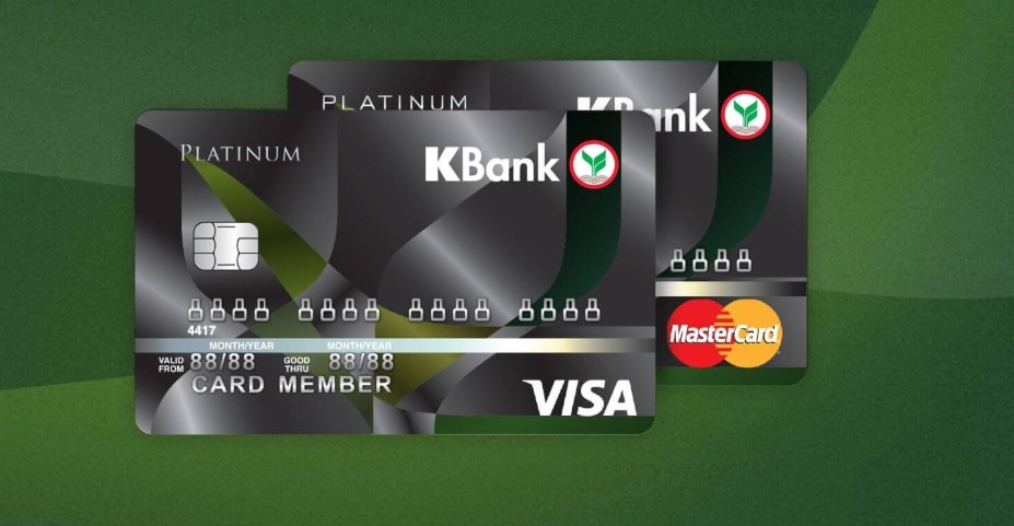 บัตรเครดิตวีซ่า-มาสเตอร์การ์ด แพลทินัมกสิกรไทย อิสรภาพทางการเงิน ไร้ขีด​จำกัด​ 1