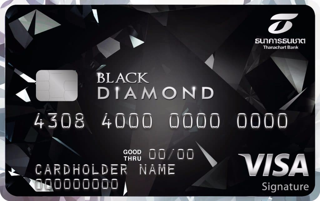 สมัครบัตรเครดิต Apply Credit Cards เลือกบัตรที่ใช่สำหรับคุณ 16 บัตรเครดิต Black Diamond Visa Signature