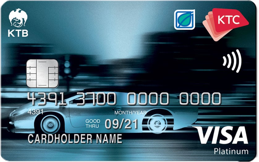 บัตรเครดิต KTC - BANGCHAK VISA PLATINUM