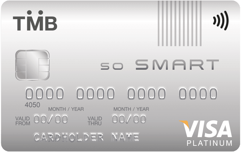 สมัครบัตรเครดิต Apply Credit Cards เลือกบัตรที่ใช่สำหรับคุณ 21 บัตรเครดิต TMB So-Smart