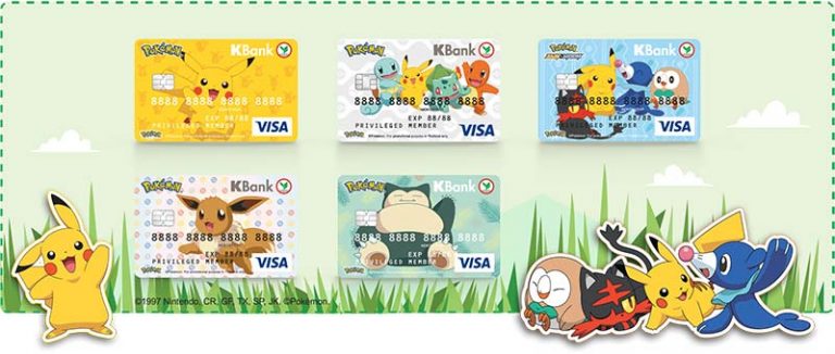 บัตรเดบิตโปเกมอนกสิกรไทย (Pokemon debit card)- KBANK