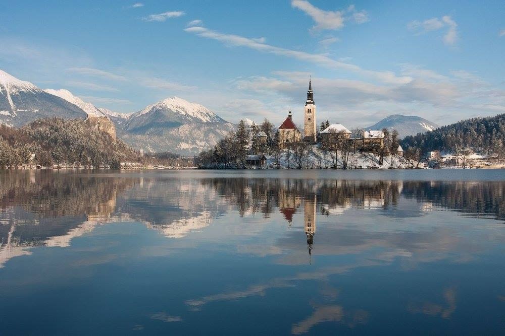 ทะเลสาบ Bled. สโลวีเนีย
